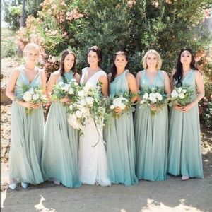 Sage Green Infinity Convertible Bridesmaid Dress
